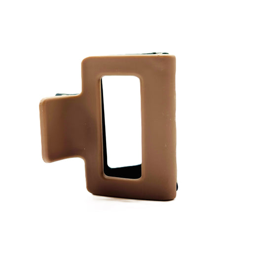 TWO-TONE CLIP - BLACK&BROWN